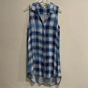 Anthropologie Cloth & Stone Sleeveless Button Down s M